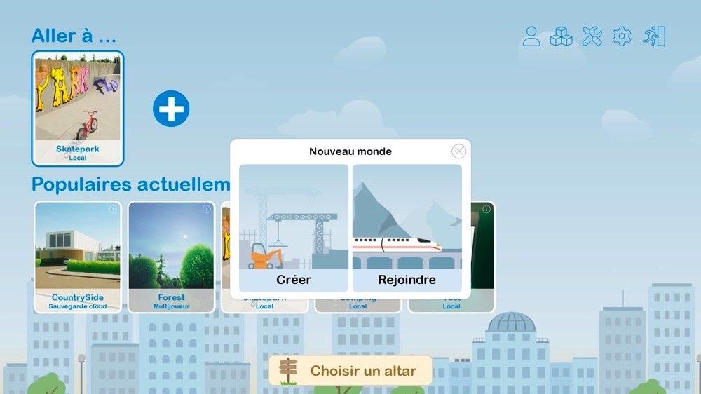 VirtualSociety UI evolution